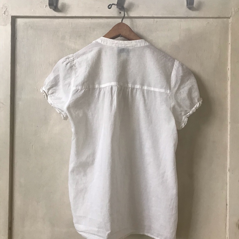 Cap Sleeve Ruffle Blouse - Picture 3 of 3